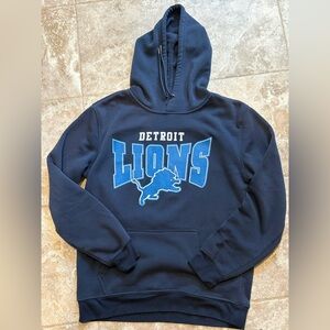 Detroit Lions Navy Blue Hoodie